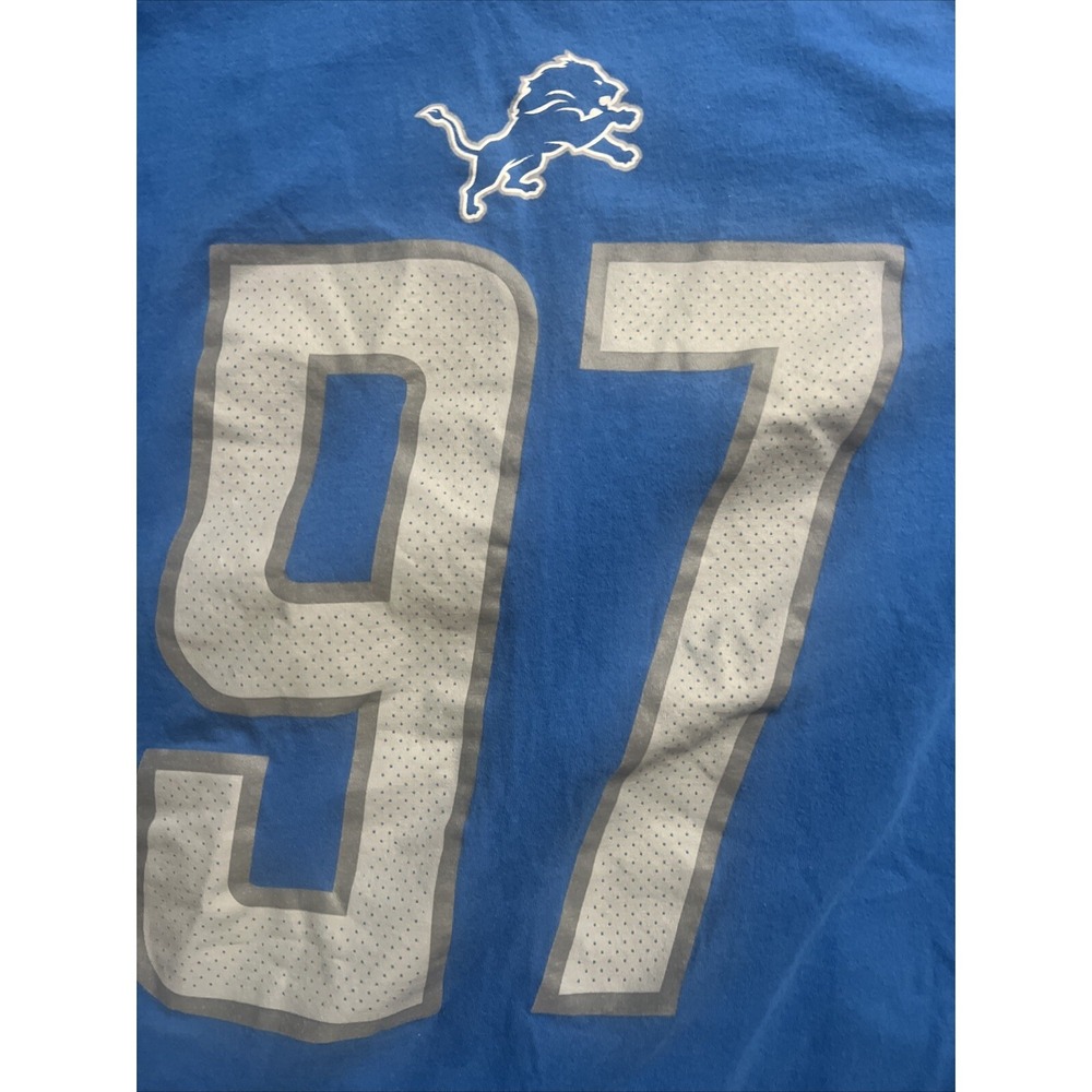 Men Nike Aidan Hutchinson‎ #97 Detroit Lions Player T Shirt Size XL